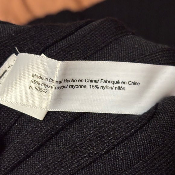 Eloquii Black Rib Knit Maxi Dress Women’s Size 18/20 Long Sleeve Simple Chic - Picture 5 of 8